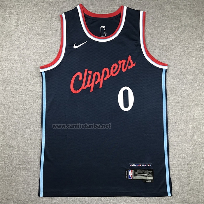 Camiseta Los Angeles Clippers Russell Westbrook #0 Icon 2024-25 Azul